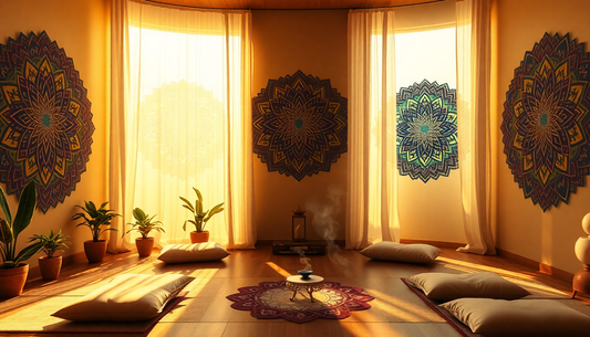 Elevate Your Space: Infusing Spiritual Serenity with Mandala Designs